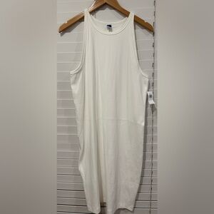 Old Navy White Midi Dress